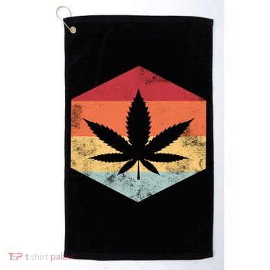 Vintage Pot head Golf Towel