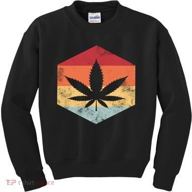 Vintage Pot head Kids Sweatshirt