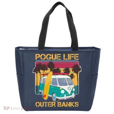 Vintage Pouge Life Outer Bank Beach Tote Bag