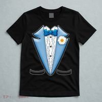 Vintage Powder Blue Suit Tuxedo Costume T-Shirt thumb 5
