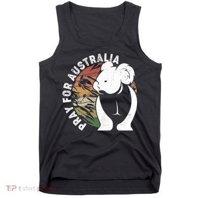 Vintage Pray For Australia Koala Tank Top