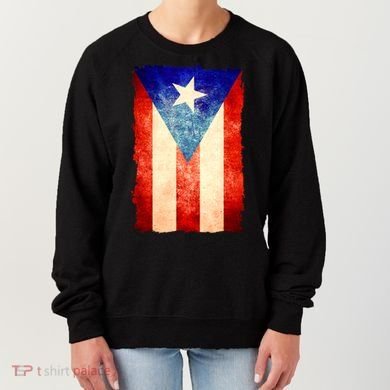 Vintage Puerto Rico Flag Women's Sweatshirt