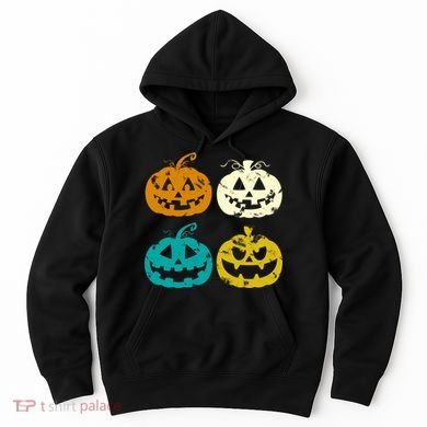Vintage Pumpkin Halloween Hoodie
