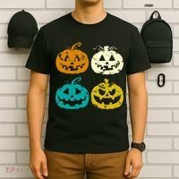 Vintage Pumpkin Halloween T-Shirt thumb 6