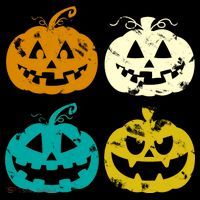 Vintage Pumpkin Halloween T-Shirt thumb 7
