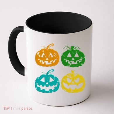 Vintage Pumpkin Halloween Coffee Mug