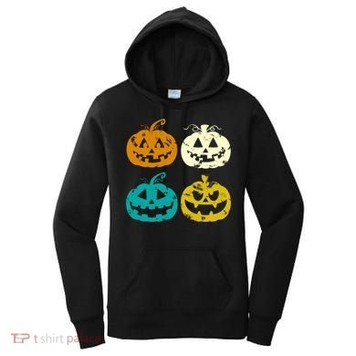 Vintage Pumpkin Halloween Women's Hoodie