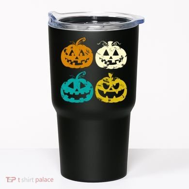 Vintage Pumpkin Halloween Tumbler