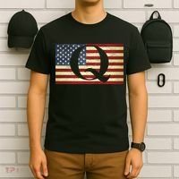 Vintage Q-Anon USA Flag T-Shirt thumb 6