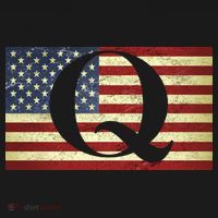 Vintage Q-Anon USA Flag T-Shirt thumb 7