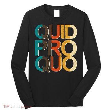 Vintage Quid Pro Quo Long Sleeve Shirt