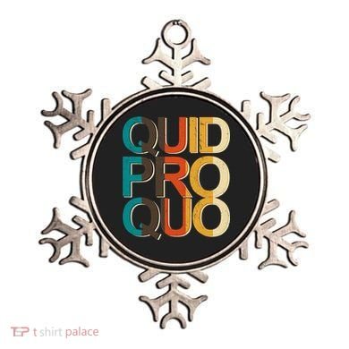 Vintage Quid Pro Quo Ornament