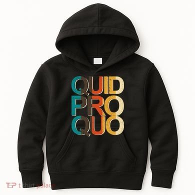 Vintage Quid Pro Quo Kids Hoodie