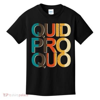 Vintage Quid Pro Quo Kids T-Shirt