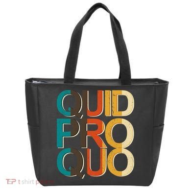 Vintage Quid Pro Quo Tote Bag
