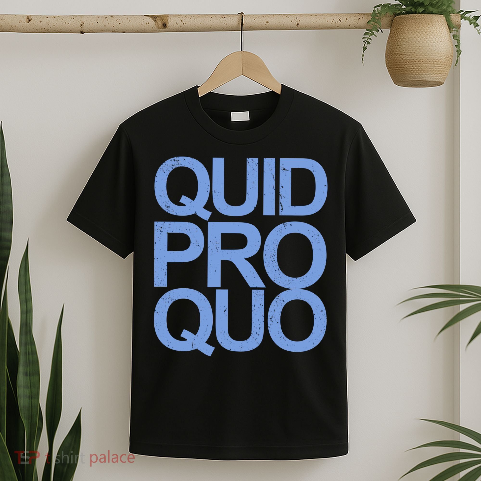 Vintage Quid Pro Quo Funny T-Shirt