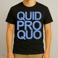 Vintage Quid Pro Quo Funny T-Shirt thumb 3
