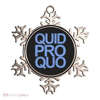 Vintage Quid Pro Quo Funny Ornament