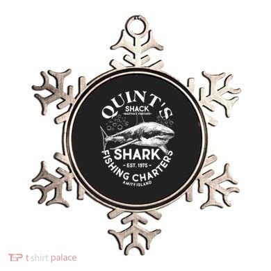 Vintage Quint's Shack Shark Fishing Charters Est 1975 Ornament