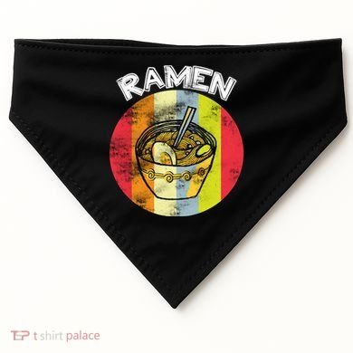 Vintage Ramen USA-Made Doggie Bandana