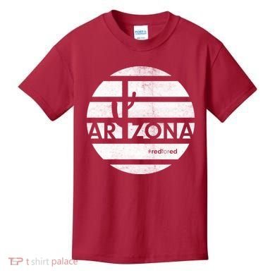 Vintage Red for Ed Arizona Cactus Kids T-Shirt