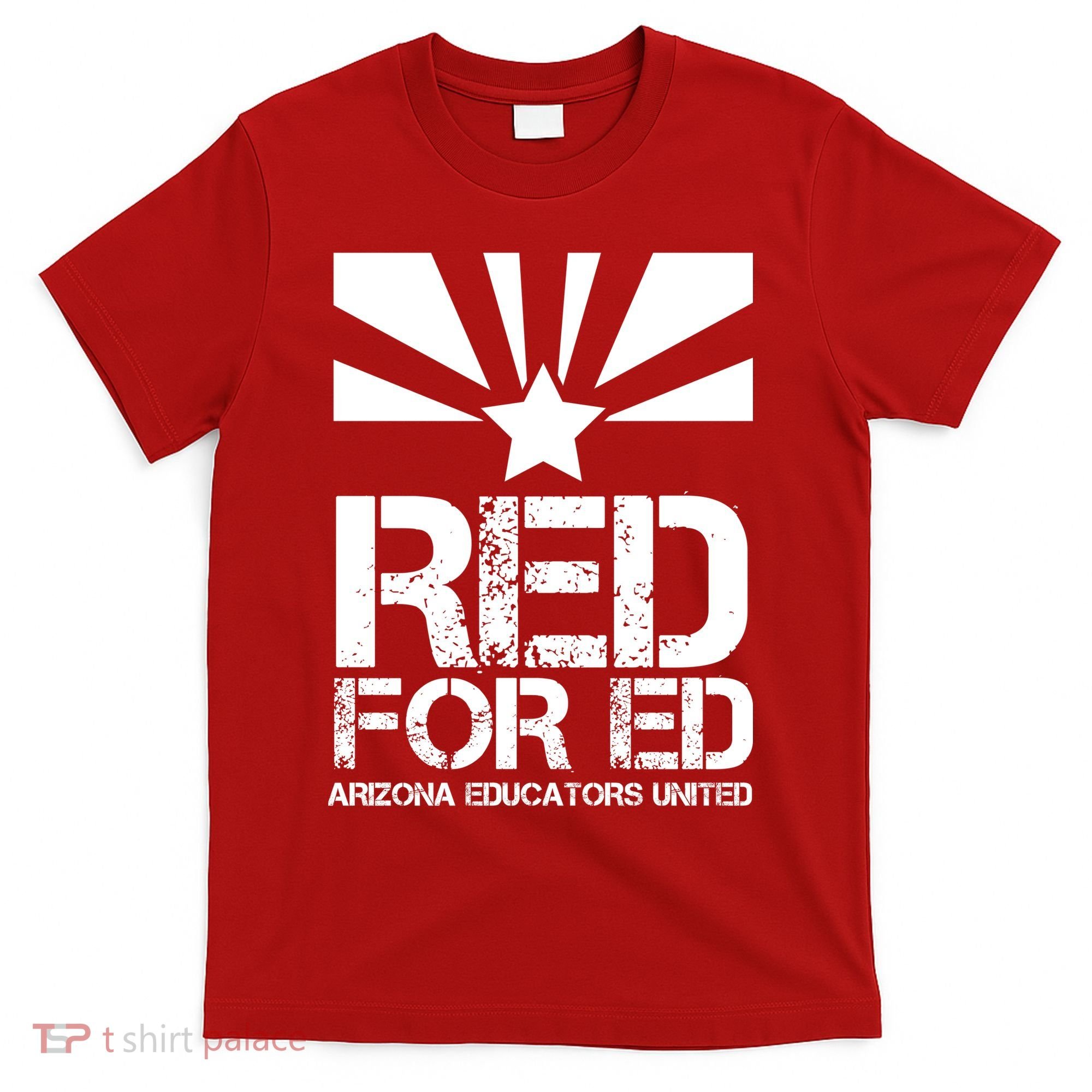 Vintage Red For Ed Arizona Teacher Flag T-Shirt