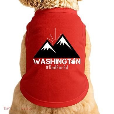 Vintage Red for Ed Washington State Mountains Doggie Tank
