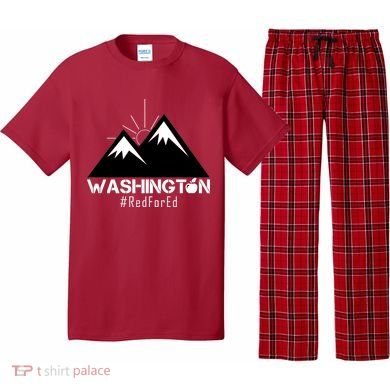 Vintage Red for Ed Washington State Mountains Pajama Set