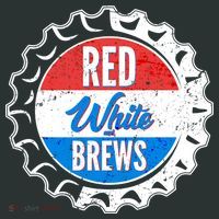 Vintage Red White and Brews T-Shirt thumb 7