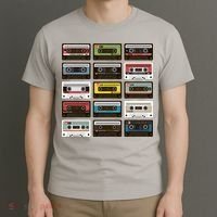 Vintage Retro 80's Cassette Tapes T-Shirt thumb 3