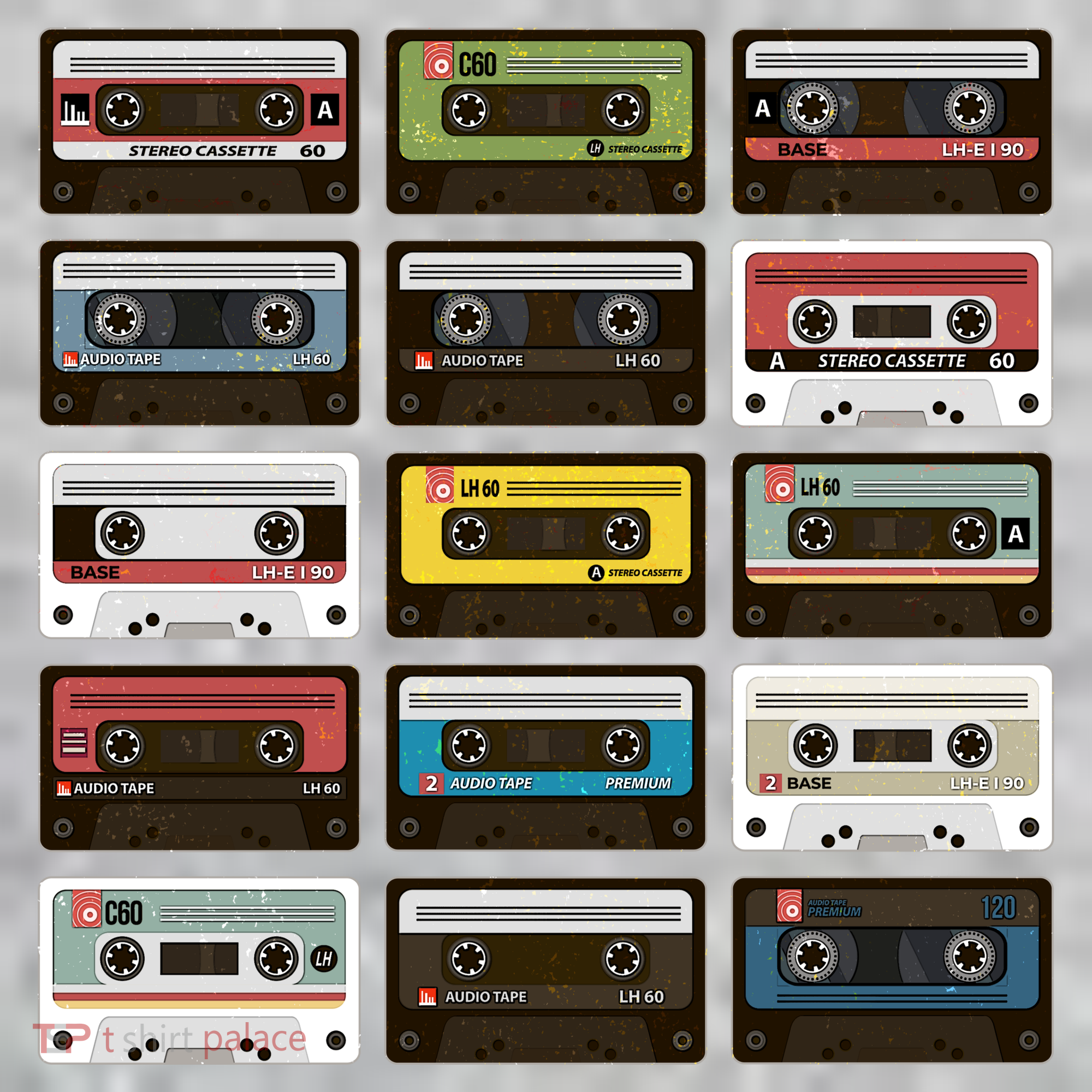 Vintage Retro 80's Cassette Tapes T-Shirt