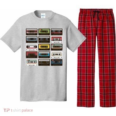 Vintage Retro 80's Cassette Tapes Pajama Set