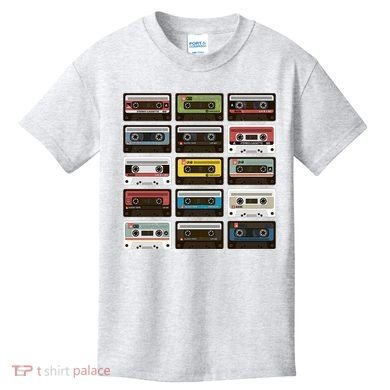 Vintage Retro 80's Cassette Tapes Kids T-Shirt
