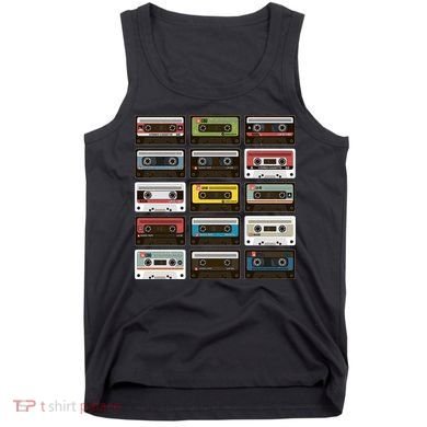 Vintage Retro 80's Cassette Tapes Tank Top
