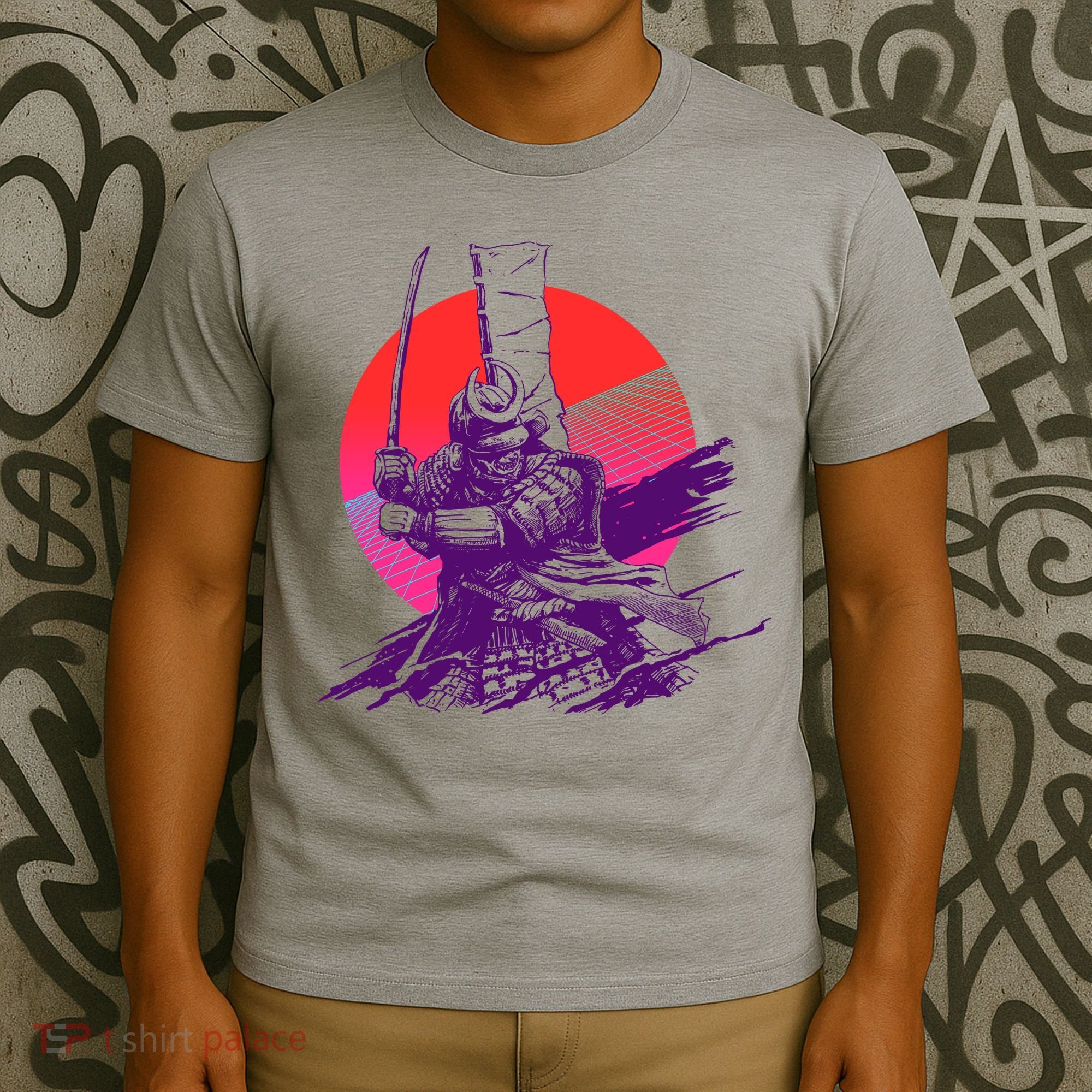 Vintage Retro 80's Japanese Samurai T-Shirt