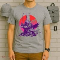 Vintage Retro 80's Japanese Samurai T-Shirt thumb 6