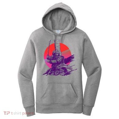 Vintage Retro 80's Japanese Samurai Women's Hoodie
