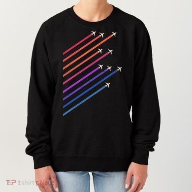 Vintage Retro Airplane Flight Women's Sweatshirt
