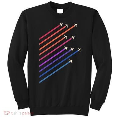 Vintage Retro Airplane Flight Sweatshirt