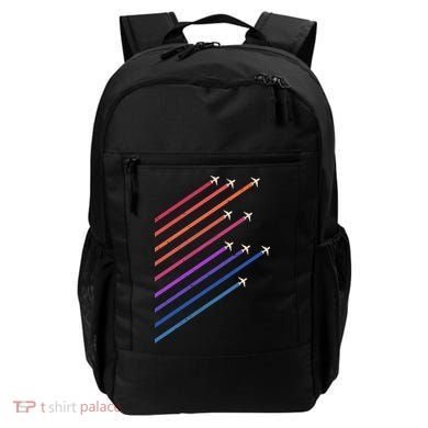 Vintage Retro Airplane Flight Backpack