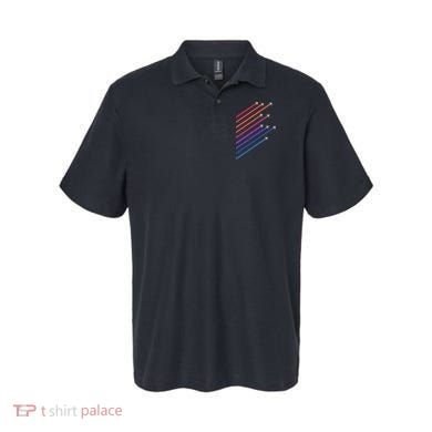 Vintage Retro Airplane Flight Polo