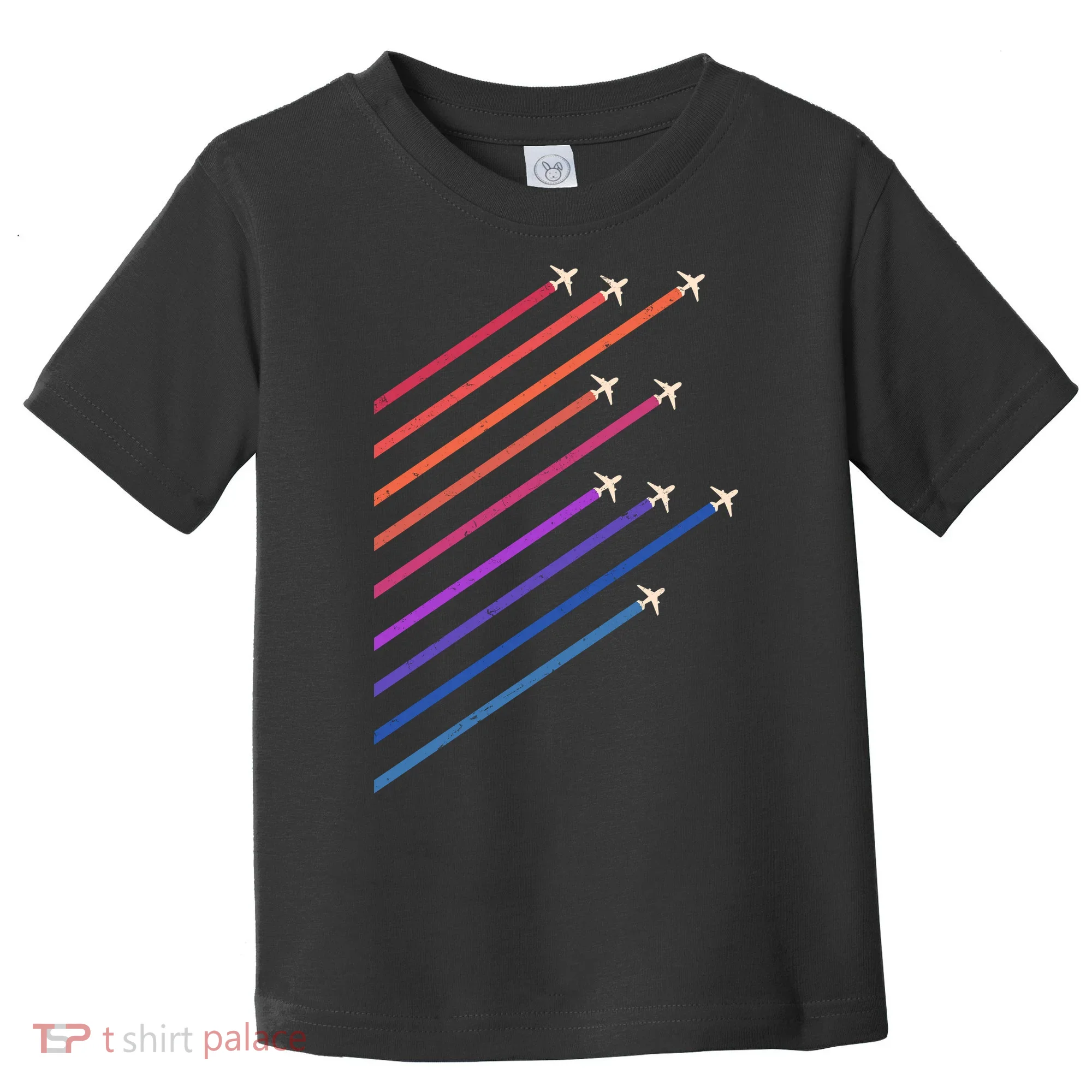 Vintage Retro Airplane Flight Toddler T-Shirt