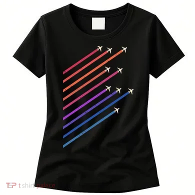 Vintage Retro Airplane Flight Women's T-Shirt