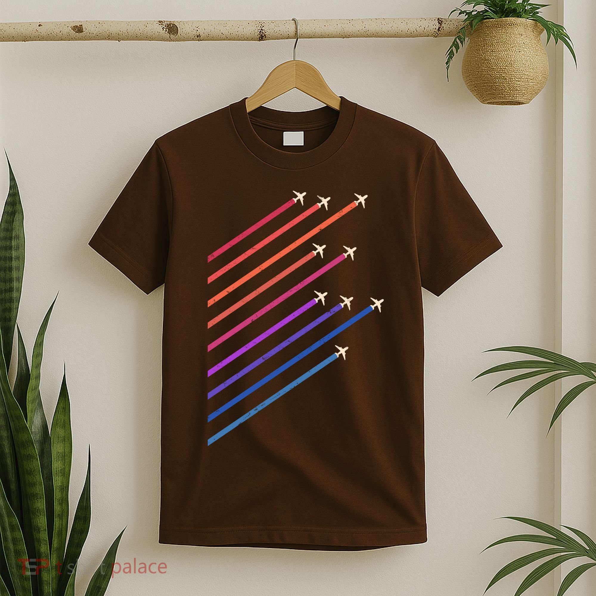 Vintage Retro Airplane Flight T-Shirt