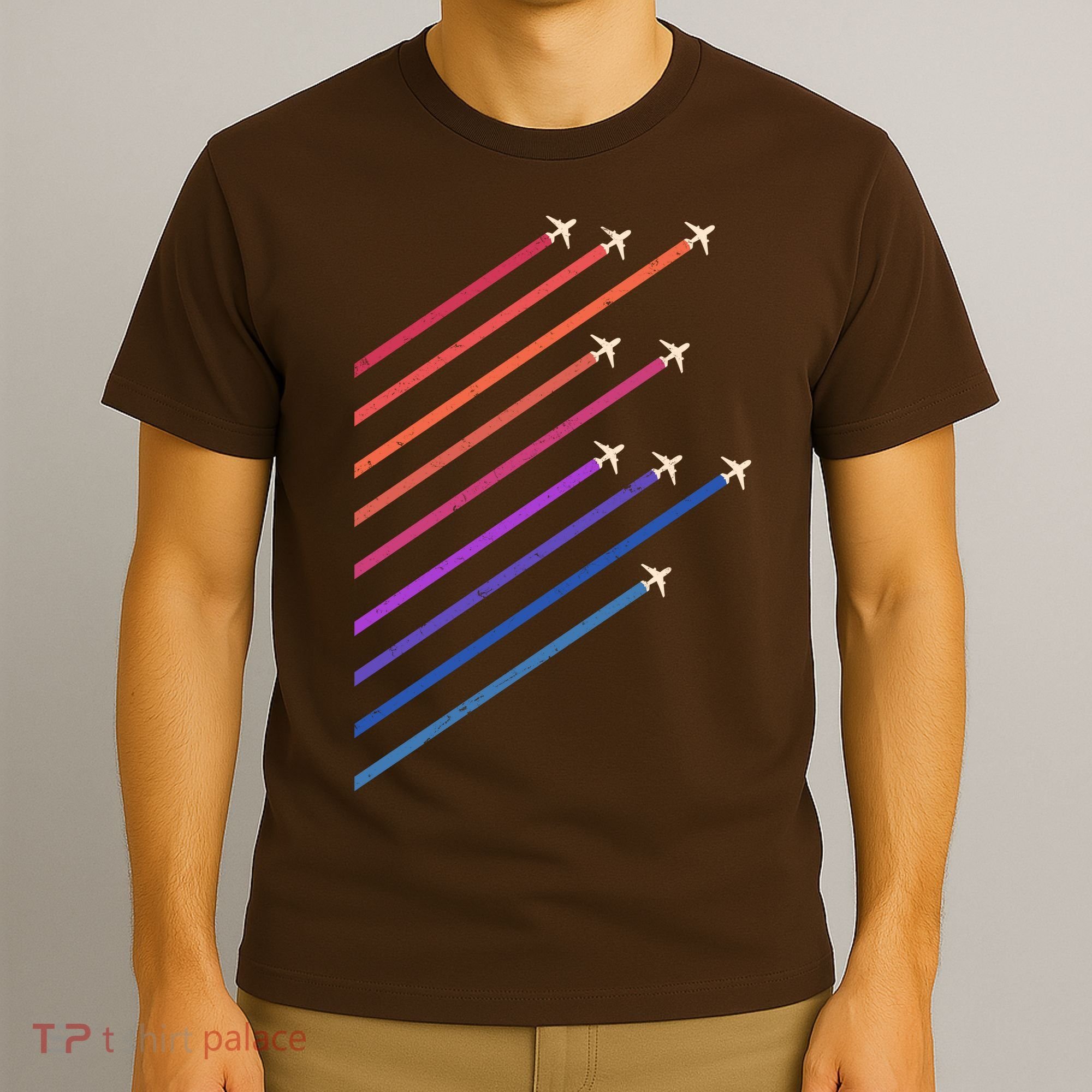 Vintage Retro Airplane Flight T-Shirt