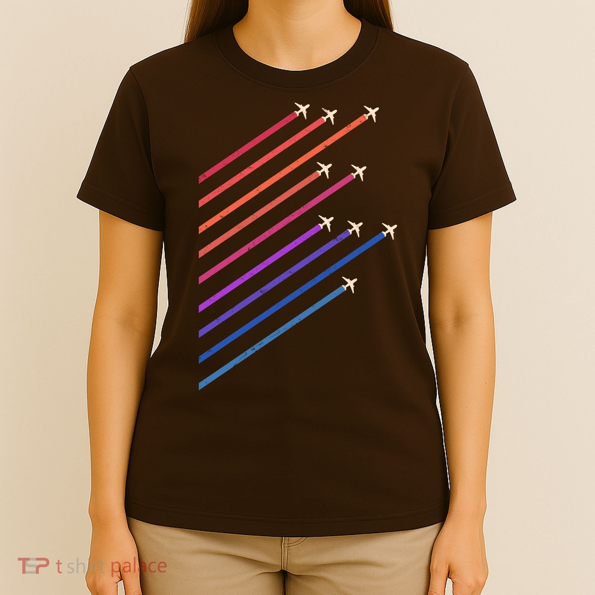 Vintage Retro Airplane Flight T-Shirt