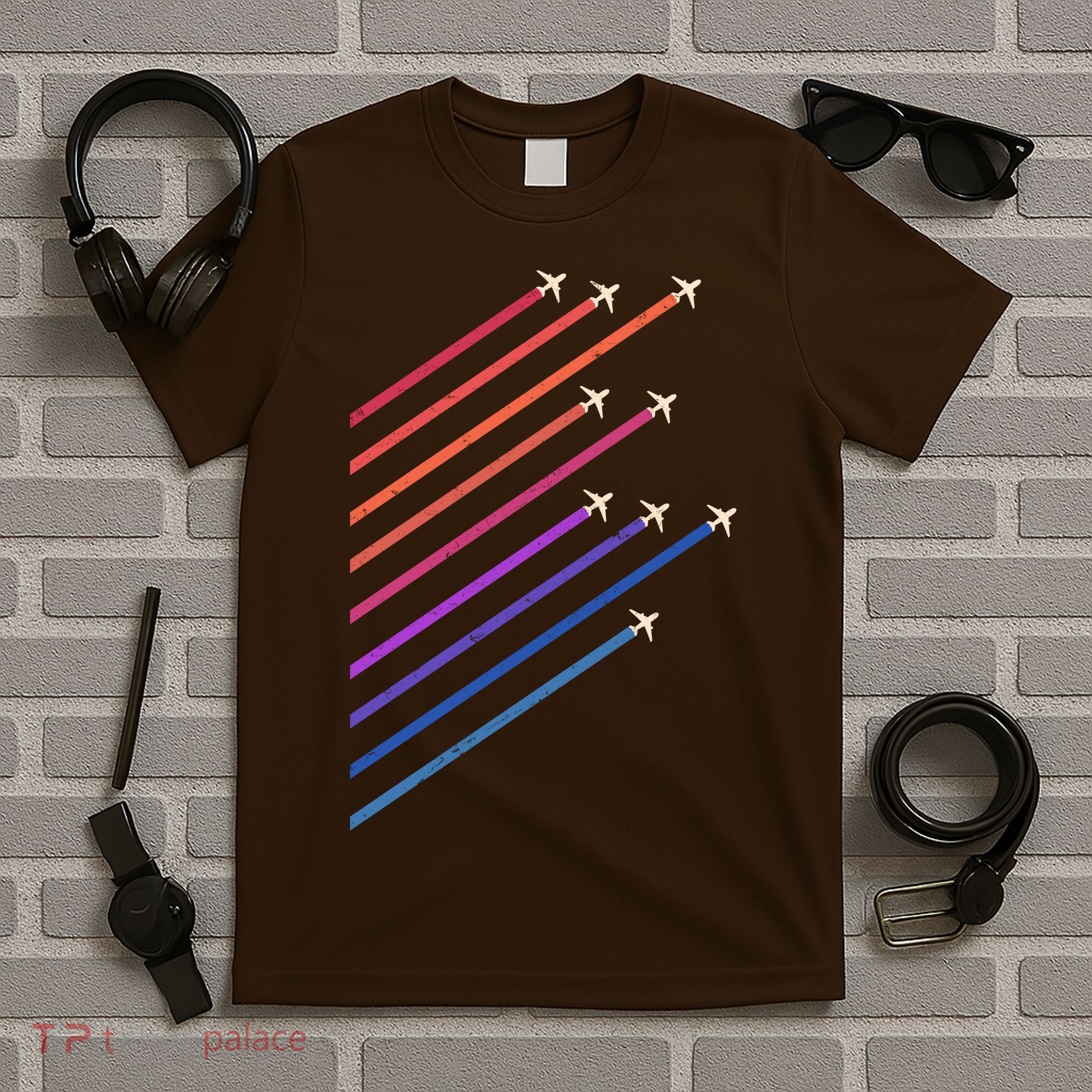 Vintage Retro Airplane Flight T-Shirt
