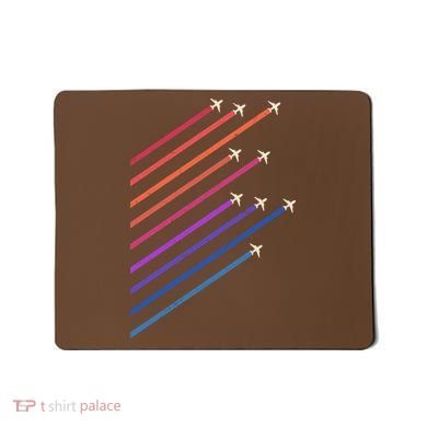 Vintage Retro Airplane Flight Mousepad