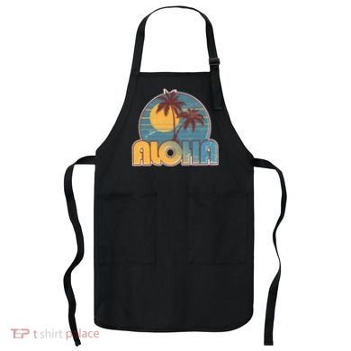 Vintage Retro Aloha  Apron