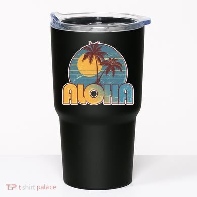 Vintage Retro Aloha  Tumbler